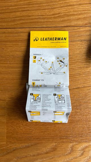 Leatherman Crunch (PIEZA COLECCIÓN) + funda piel