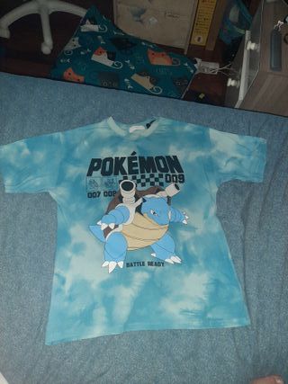 Camiseta Pokémon Azul Talla M