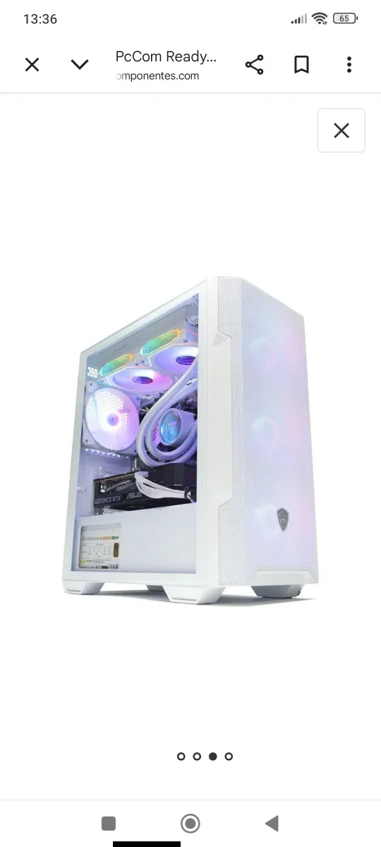 PC Gaming Blanco como Nuevo afbeelding 2