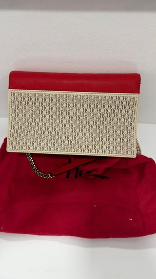 Bolso Carolina Herrera Original Negro Rojo