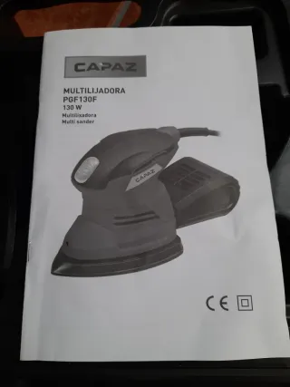 Lijadora CAPAZ PGF130F 130W con maletín