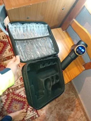 Funda para masajeador con accesorios