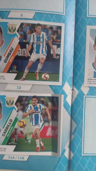 Álbum LaLiga 18-19 + 360 cromos pegados