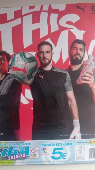 Álbum LaLiga 18-19 + 360 cromos pegados