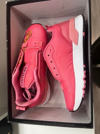 Zapatillas Versace Jeans Couture Rosa y Doradas