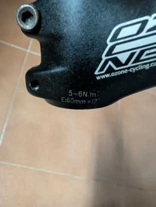 Manillar y Potencia Ozone 720mm mtb xc trail