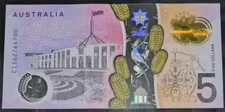 Billete de 20 Shekels Billete 5 Australia  Polymer