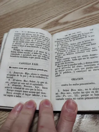 Antiguo Devocionario misal Kempis Siglo XIX