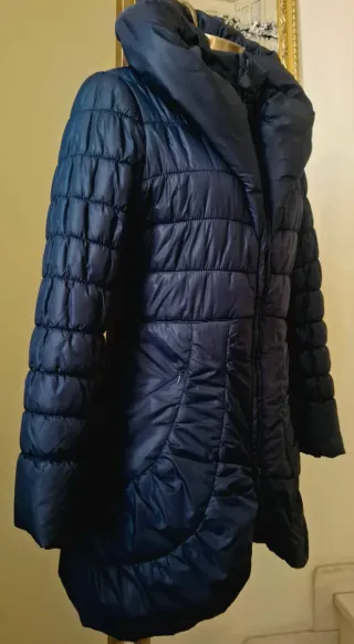 Piumino Annamodapiu Trapuntato Collo Ampio Tg 44