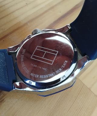 Reloj Tommy Hilfiger Plata y Blanco