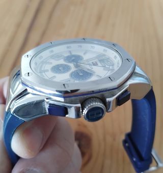 Reloj Tommy Hilfiger Plata y Blanco