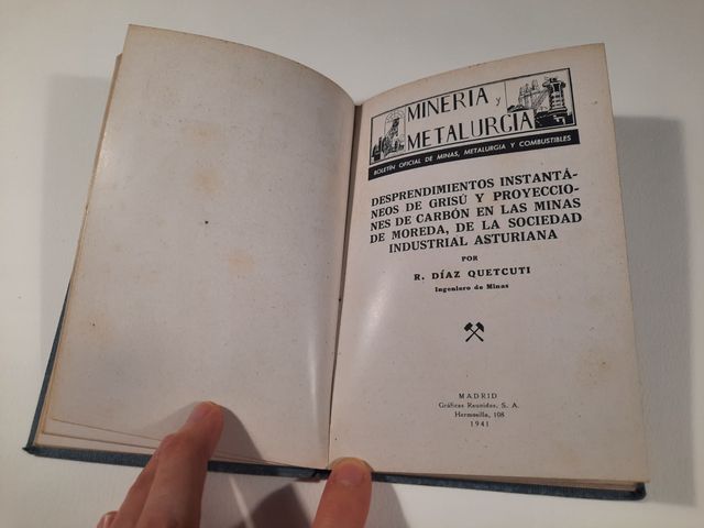 El alumbrado en las minas y El Grisú en las minas