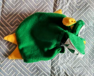 Disfraz Dinosaurio Bebé Verde y Amarillo,