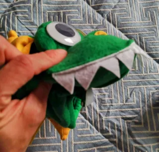 Disfraz Dinosaurio Bebé Verde y Amarillo,