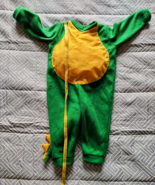 Disfraz Dinosaurio Bebé Verde y Amarillo,