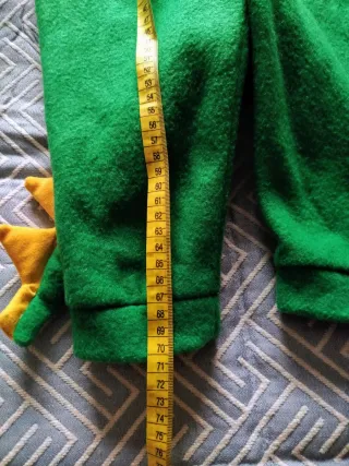 Disfraz Dinosaurio Bebé Verde y Amarillo,