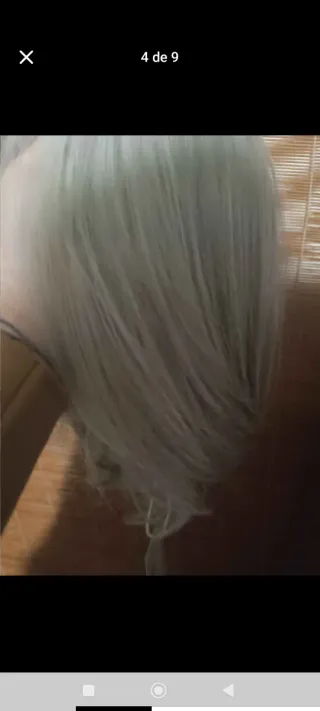 Peluca Fibra Futura Blanca