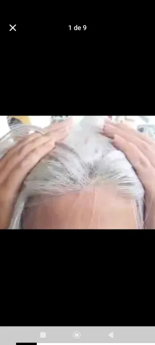 Peluca Fibra Futura Blanca