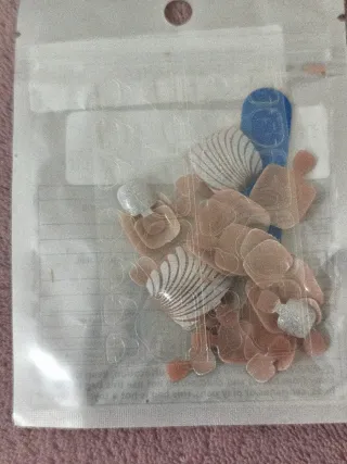 Lote 5 Uñas Postizas Nuevas (3 Manos + 2 Pies)