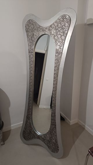 Conjunto tocador+mesita de noche+espejo