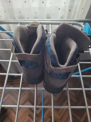 Botas Salomon niño/niña azul y marrón