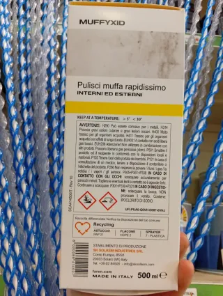 Faren Muffyxid Antimuschio e Alghe tetti muri500ml