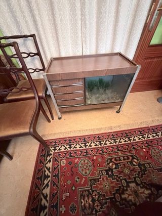 Mesa comedor redonda y 6 sillas