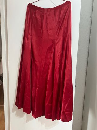 Vestido rojo lentejuelas talla M