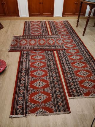 Alfombra Vintage Roja