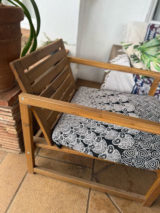 Sillón de exterior NÄMMARÖ + cojines