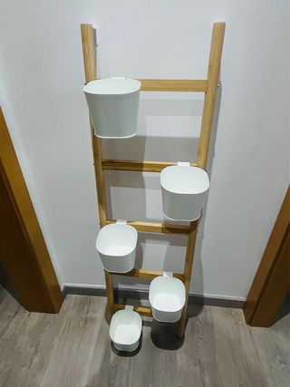 Mueble Escalera Ikea Satsumas Bambú