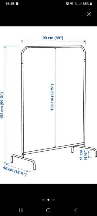 Perchero burro blanco