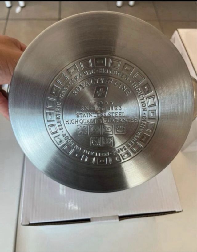 Set 3 Ollas Royalty Line Acero Inox 18,20,24cm