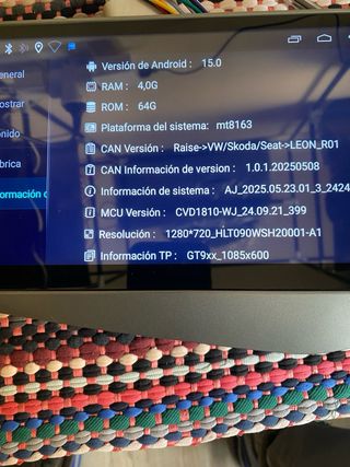 Pantalla 9” Seat Leon 2005-2012 andrid 15. 4+64gb