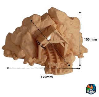 Miniera 3D Fantasy per miniature 28-32mm
