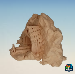 Miniera 3D Fantasy per miniature 28-32mm