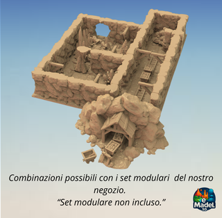 Miniera 3D Fantasy per miniature 28-32mm