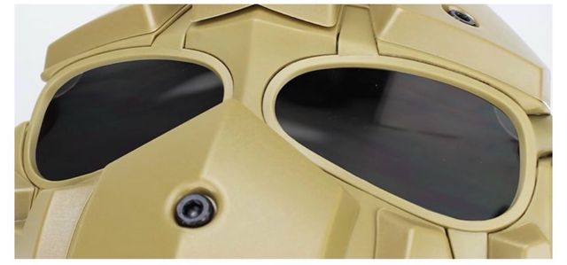 Casco Táctico F1 con Máscara Completa - miniatura 4