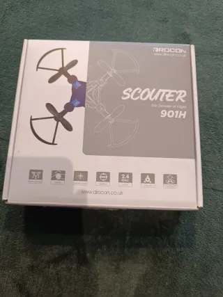 Mini Dron Scouter 901H Azul/Negro
