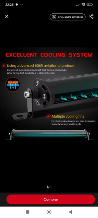 Barra LED 52 Pulgadas 260W