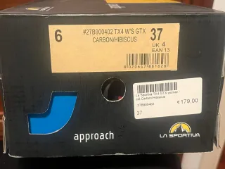 Scarpe trekking La Sportiva donna grigie rosse