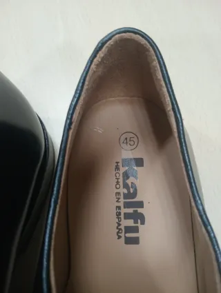 Zapatos de vestir negros para hombre