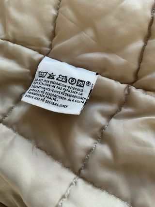 Chaqueta Levi's acolchada mujer beige Talla L