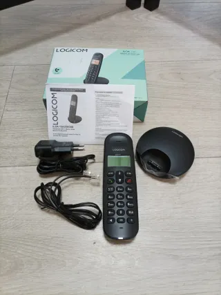 Logicom ILOA 150 Teléfono Fijo inalámbrico Negro