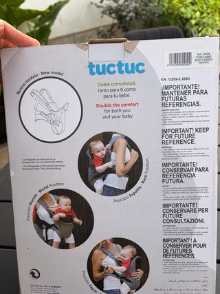 Mochila portabebés Tuc Tuc rayas