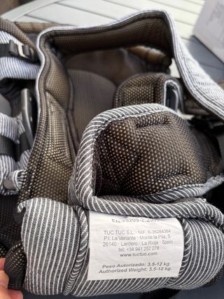 Mochila portabebés Tuc Tuc rayas
