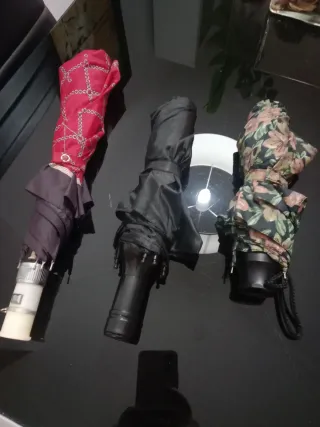 Lote 3 Paraguas Plegables