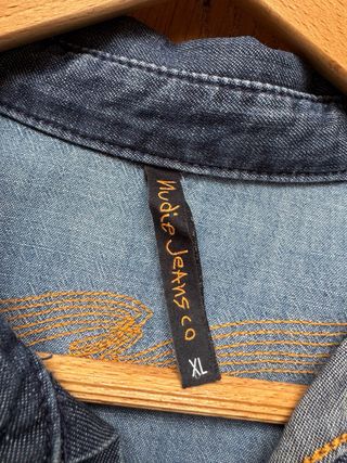 Camisa vaquera Nudie Jeans azul