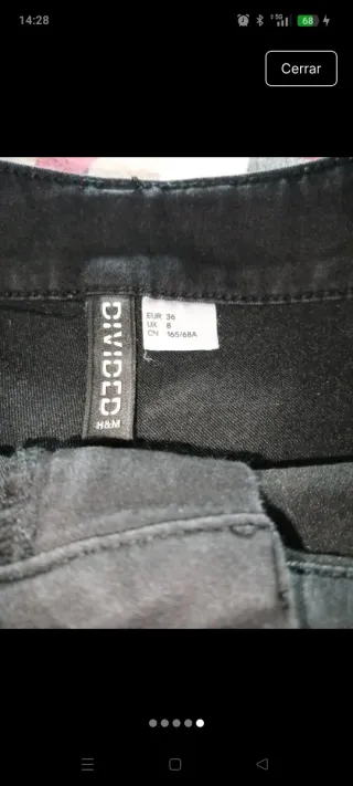 Pantalones cortos vaqueros negros