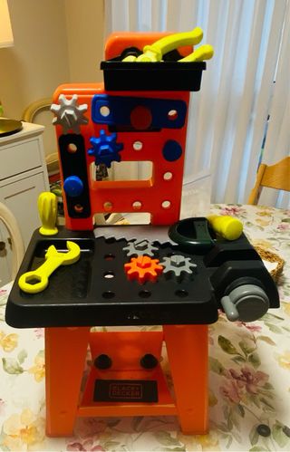 Banco de trabajo infantil herramientas